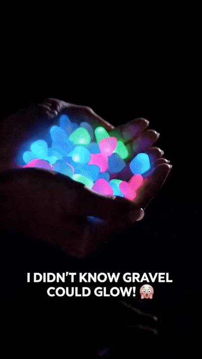 💥LAST DAY SALE 50%OFF💥🌈Colorful Glow-in-the-Dark Garden Stones